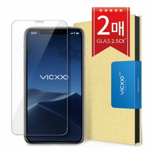 VICXXO 아이폰6/6S 플러스 2.5CX 풀커버 강화유리 보호필름 (액정 2매)_이미지