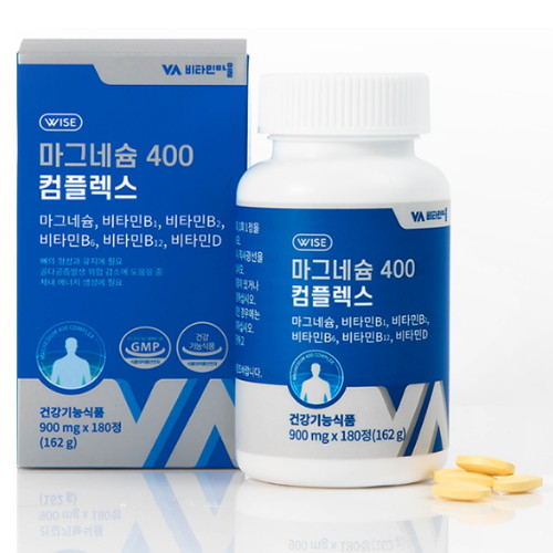 비타민마을 6중복합기능성 마그네슘 400 컴플렉스 180정 (2개)_이미지