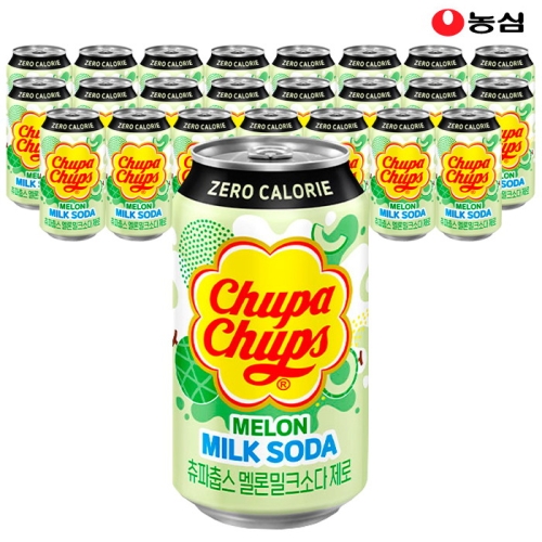  농심 츄파춥스 제로 멜론 밀크소다 350ml [48개] 상품이미지