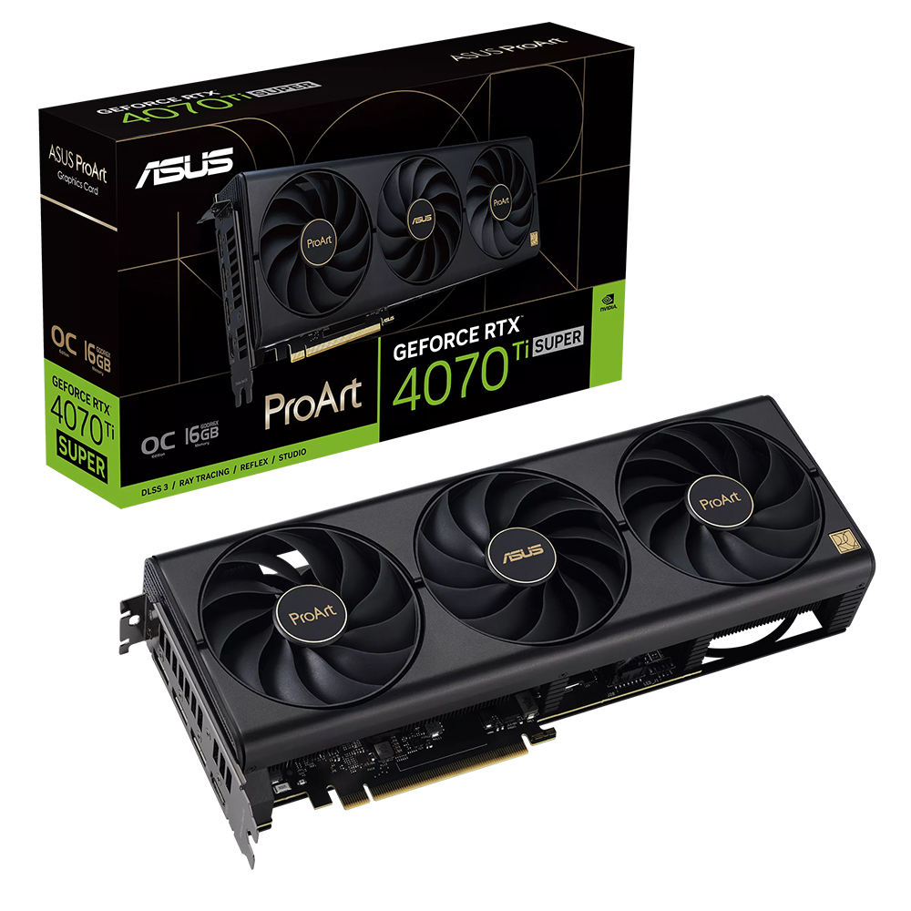 ASUS ProArt 지포스 RTX 4070 Ti SUPER O16G OC D6X 16GB 인텍앤컴퍼니_이미지