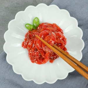 청해수산 젓갈이야기 오징어젓 매콤쫄깃 국산 오징어젓 500g_이미지