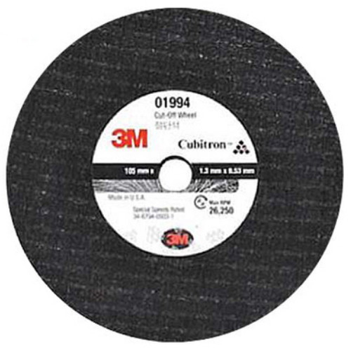 3M 4인치 컷오프휠 큐비트론TM 절단석 PN01994 (1개)_이미지