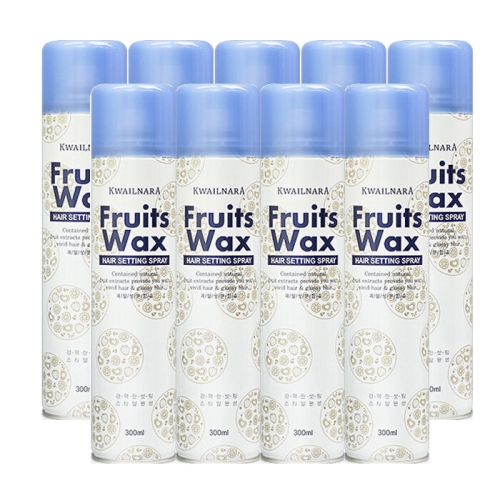 웰코스 과일나라 후르츠 왁스 헤어 세팅 스프레이 300ml (9개)