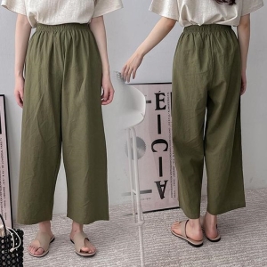 위쉬몰 SS 와이드핏밴딩린넨팬츠 K061H305 빅사이즈 10180537