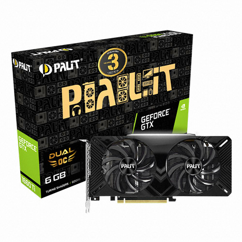 PALIT 지포스 GTX 1660 Ti Dual OC D6 6GB_이미지