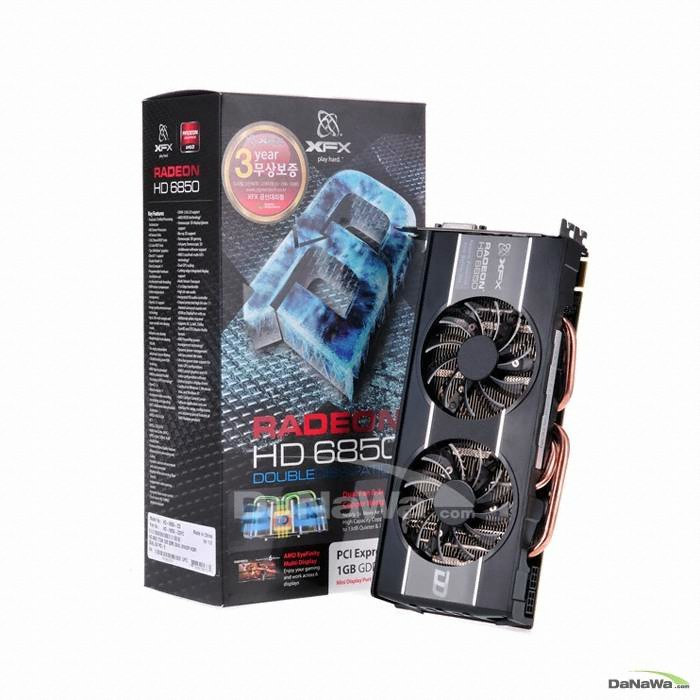 XFX 라데온 HD 6850 DD edition D5 1GB 디지탈그린텍_이미지