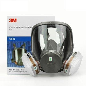 3M 6800 6700 방독면 화생방 페인트 산업 화학 전체