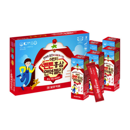 일양약품 어린이 튼튼 홍삼 면역젤리 15g 50포 (1개)