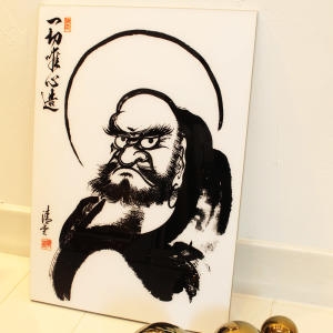 후크샵 달마도 달마 대사 그림 액자 현관 풍수 지리 인테리어_이미지