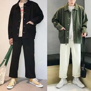 스타일룩 S15Z71Y 하프 남자 오버핏 공항패션자켓