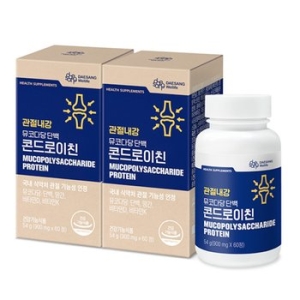 대상웰라이프 관절내강 뮤코다당단백 콘드로이친 900mg 60정이미지입니다. 누르면 해당 게시물로 새창이동합니다.