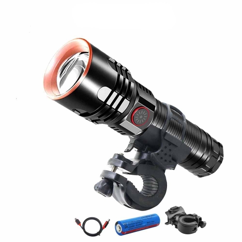 BW XHP70 LED 자전거 랜턴 전조등 줌 자전거라이트 4800