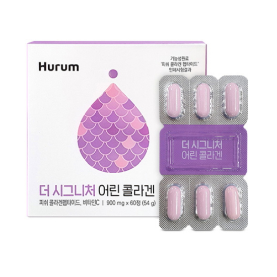 휴럼 더 시그니처 어린 콜라겐 60정 (4개)_이미지