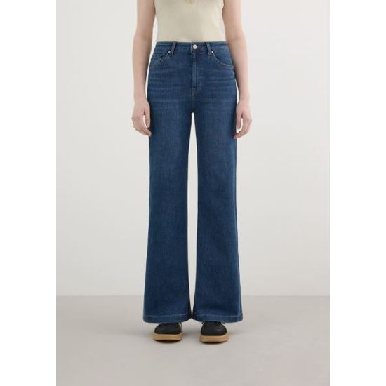 게스 여성 저온스 플레어붓컷 YQ2D1087_DBL