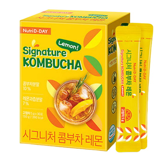 케이지앤에프 뉴트리디데이 시그니처 콤부차 레몬 5g 30개입 (3개)
