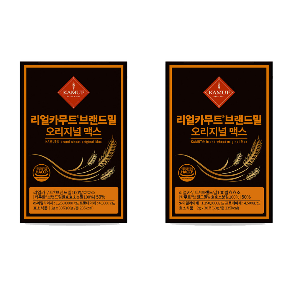 박부자네 락토테미 리얼 카무트 브랜드밀 오리지널 맥스 30포 (2개)_이미지