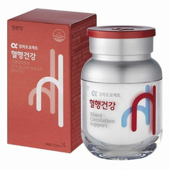 정관장 알파프로젝트 혈행건강 60캡슐이미지입니다. 누르면 해당 게시물로 새창이동합니다.