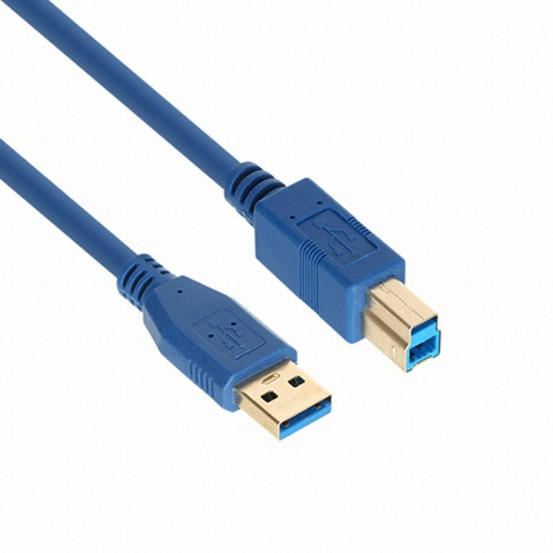 강원전자 NETmate USB 3.0 AM-BM 케이블 (NM-UB300BLZ) (0.5m)_이미지