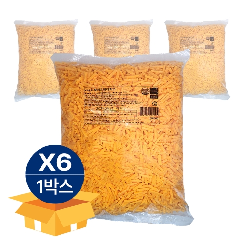 도노 컬러드 체다치즈 2.5kg (6개)
