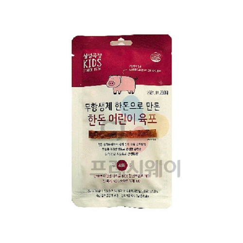 무항생제 한돈 어린이육포 25g