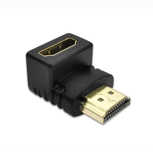 티테크놀로지 T-HDMIG-19MFD HDMI M/F ㄱ자 하향 꺽임 젠더