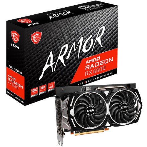 MSI 라데온 RX 6600 아머 D6 8GB_이미지