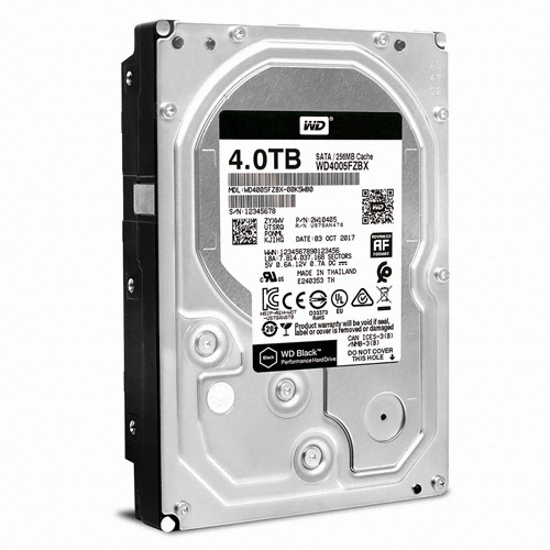 Western Digital WD BLACK 7200/256M (4TB, WD4005FZBX)_이미지