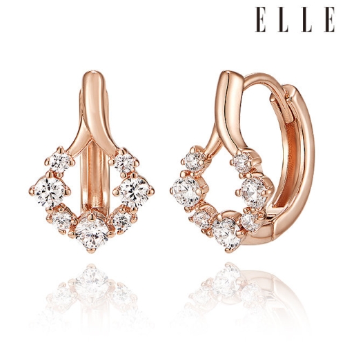엘르쥬얼리 엘르 엘르 14K 체리 블라썸 원터치 귀걸이 GoldPlated ELGPEE484