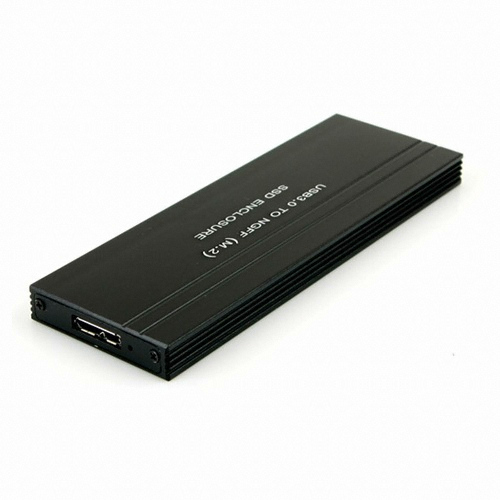 라이트컴 COMS M.2 to USB 3.0 외장케이스 블랙 (HB678) (SSD미포함)
