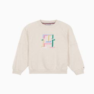 타미힐피거 멀티 컬러 맨투맨 T42E1KKO530GT1 GR4_이미지