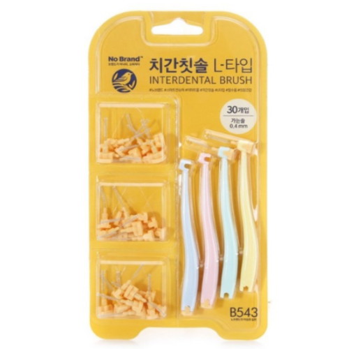 노브랜드 치간칫솔 L타입 30개