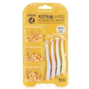 노브랜드 <b>치간</b><b>칫솔</b> L타입 30개