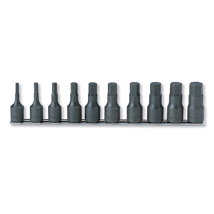 코켄 1/2인치 육각 비트소켓 레일 세트 RS4012M 10-L60 (10pcs)