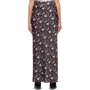  파코라반 블랙 체인 미디 스커트 23PCJU332PO0303 V985 Black XS Rose G