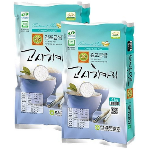 신김포농협 2026 햅쌀 김포금쌀 고시히카리 4kg