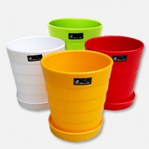 파스텔 파스텔 학습용 프 플라스틱 미니 칼라 원예 화분 화 W_이미지