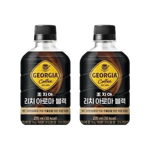 코카콜라음료 조지아 리치아로마 블랙 270ml (24개)_이미지
