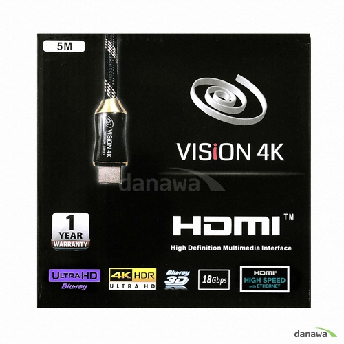 �׶��� VISiON 4K HDMI 2.0b ���̺� (V4K-H20A)