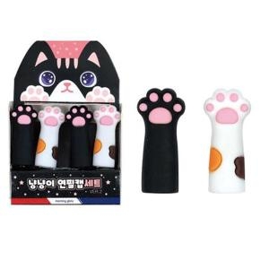 1200 냥냥이 연필캡 4개입 세트 VER.2