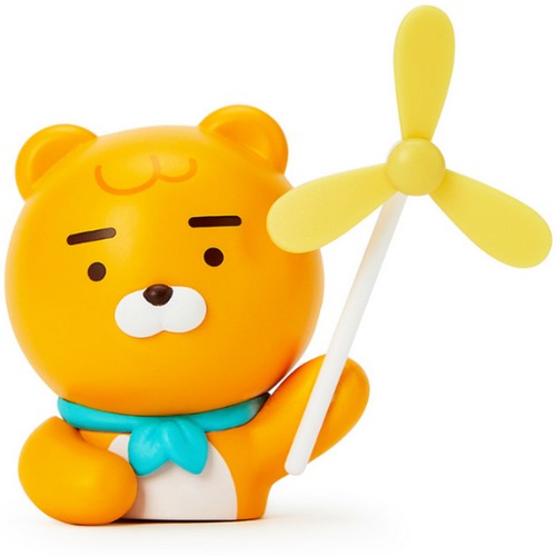 나인브릿지 카카오프렌즈 바람개비 라이언 차량용 송풍구 방향제 (1개)_이미지