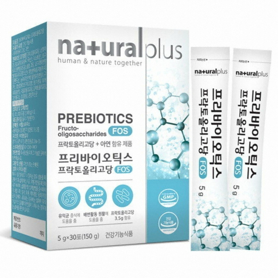 내츄럴플러스 프리바이오틱스 프락토올리고당 FOS 30포 (12개)_이미지