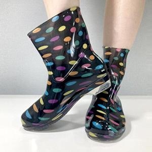 셀러허브 OHS-SAWB008 이모님 설거지 장화/일장화/설거지장화/꽃무늬장화/방수장화/농사장 S10862962_이미지