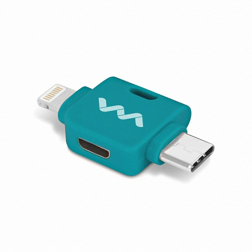 와사비망고 스위치 USB Type C + 라이트닝 8핀 고속충전 듀얼 젠더_이미지