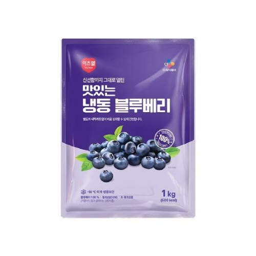 CJ프레시웨이 이츠웰 맛있는 냉동 블루베리 1kg (4개)
