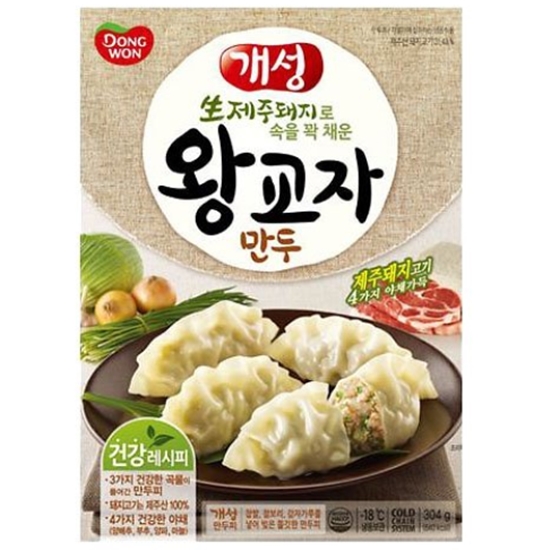 동원F&B 개성 왕교자 만두 494g (2개)_이미지