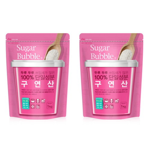 슈가버블 구연산 1kg (2개)_이미지