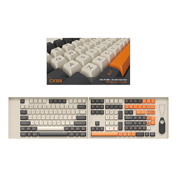 COX CX158 PBT 이색사출 키캡 트레이 세트이미지입니다. 누르면 해당 게시물로 새창이동합니다.