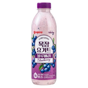 서울우유 신선함이 살아있는 목장 요거트 블루베리 750ml이미지입니다. 누르면 해당 게시물로 새창이동합니다.
