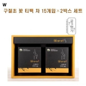 한국제다 구절초 꽃 차 15개입 2박스 세트 꽃차 베개 부모님선물