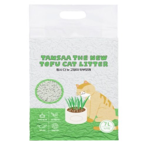 탐사 더 뉴 고양이 두부모래 녹차향 2.8kg이미지입니다. 누르면 해당 게시물로 새창이동합니다.